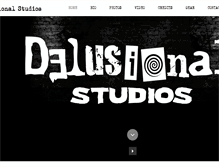 Tablet Screenshot of delusionalstudios.com